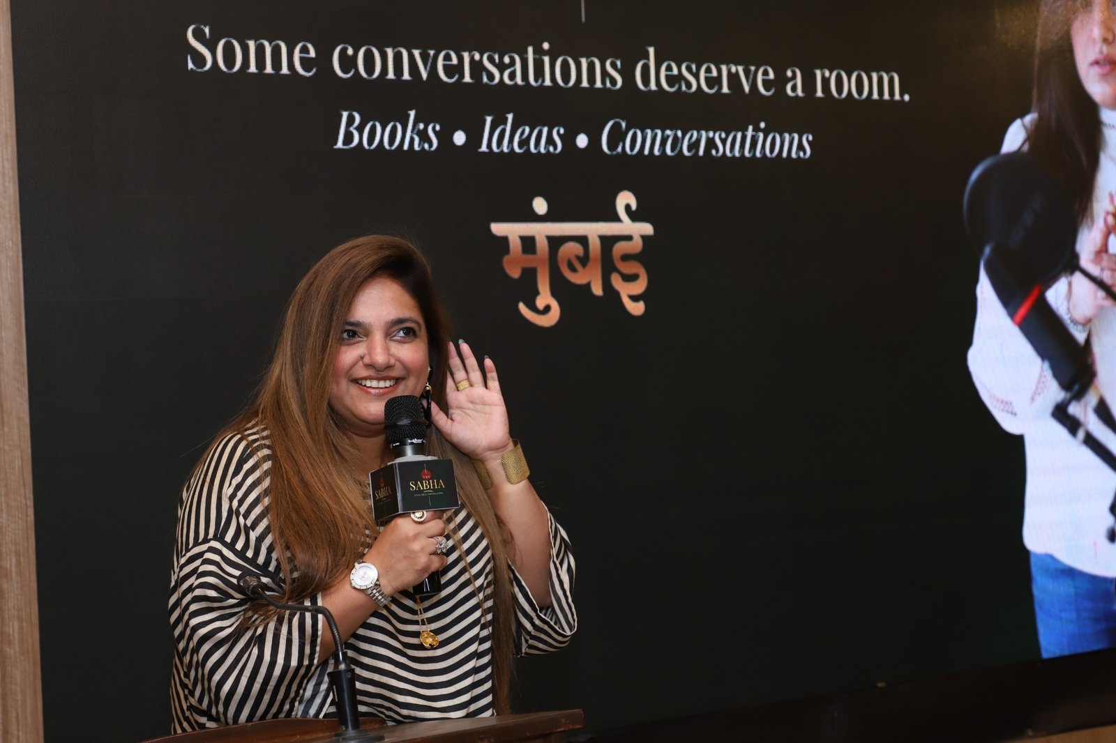 Geetika Saigal, creator and host of The Sabha